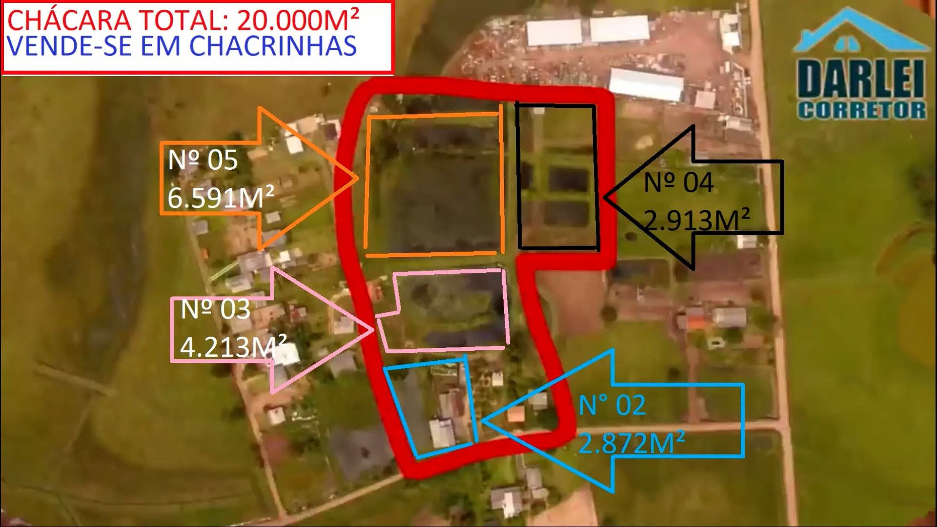 Chácara de 2.900 m² em Santo Antônio da Patrulha, RS