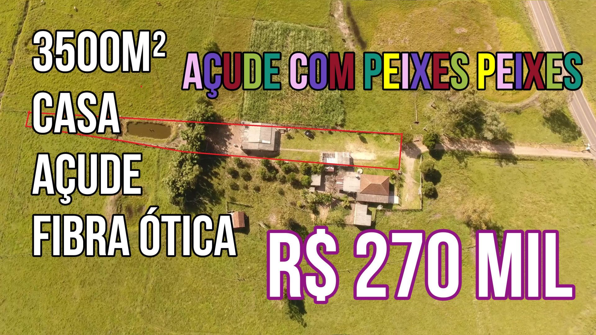 Chácara de 3.400 m² em Santo Antônio da Patrulha, RS