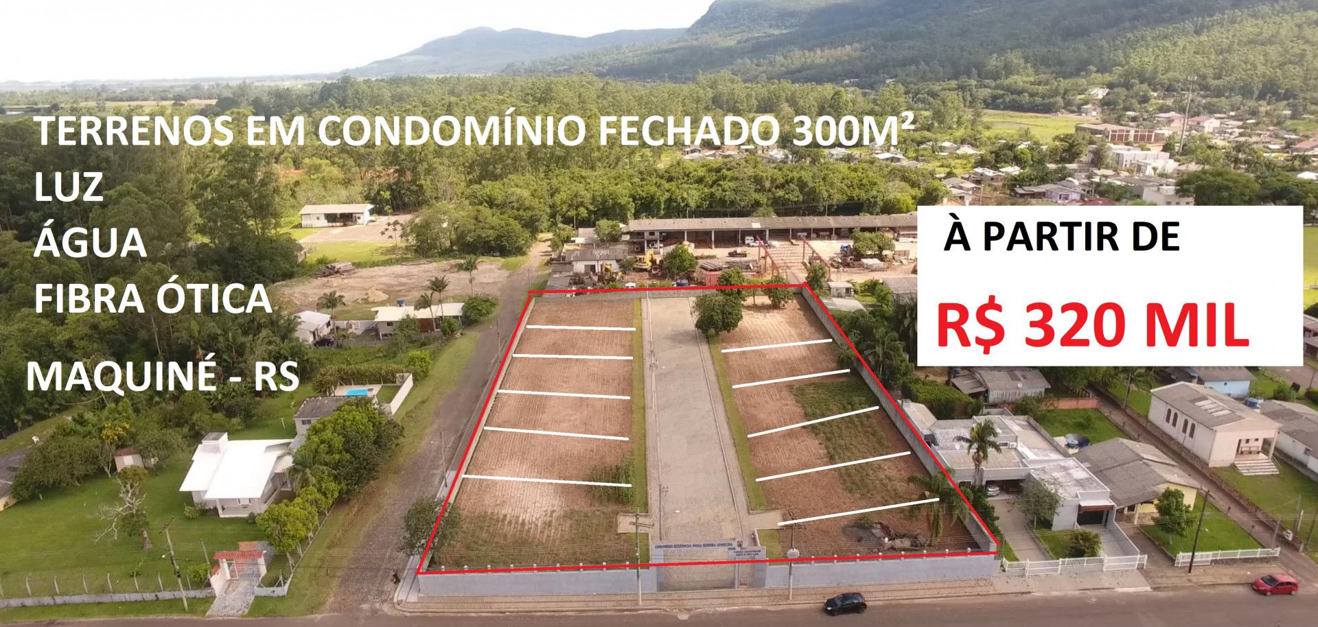 Terreno de 360 m² em Maquiné, RS