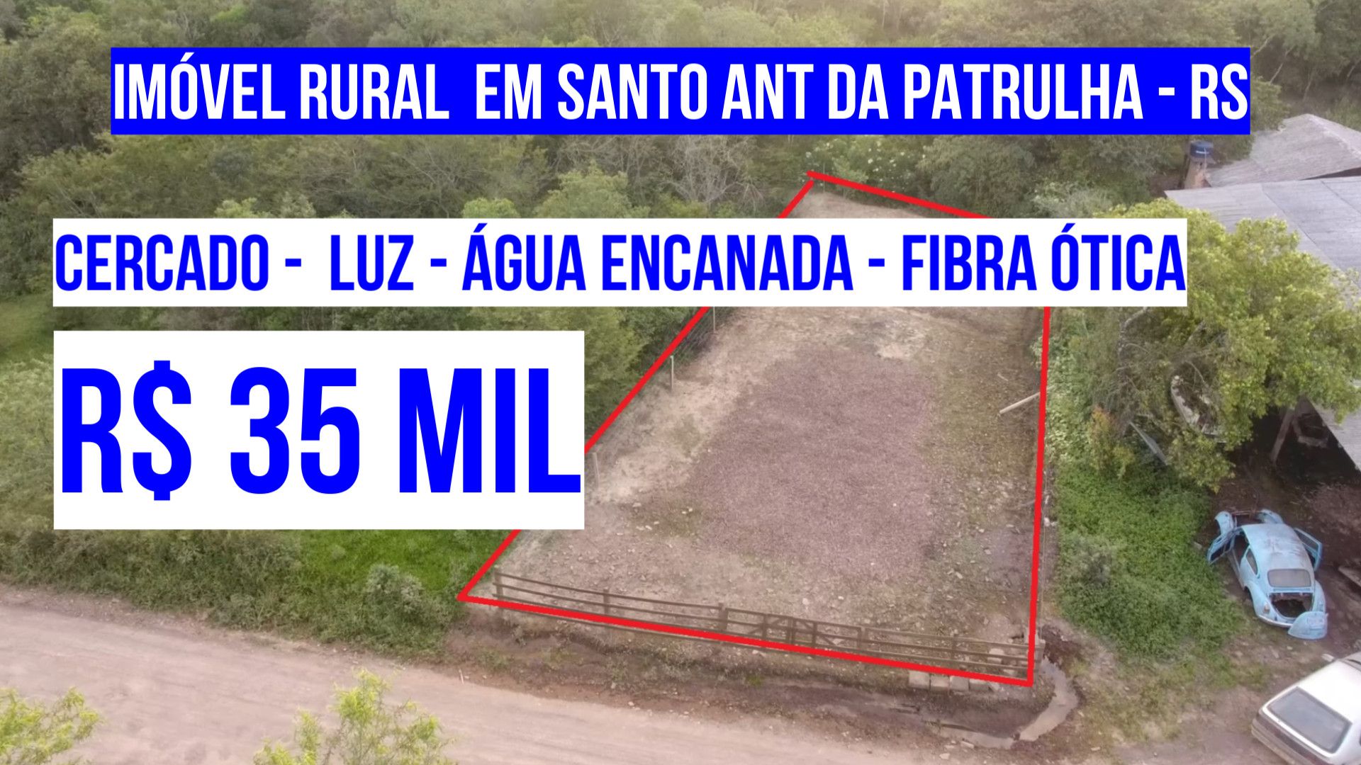 Terreno de 360 m² em Santo Antônio da Patrulha, RS