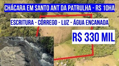 Chácara de 10 ha em Santo Antônio da Patrulha, RS