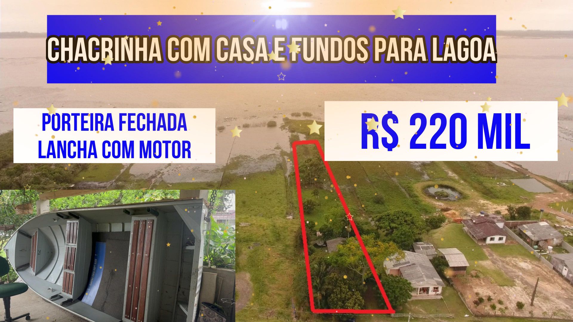 Chácara de 2.900 m² em Três Cachoeiras, RS