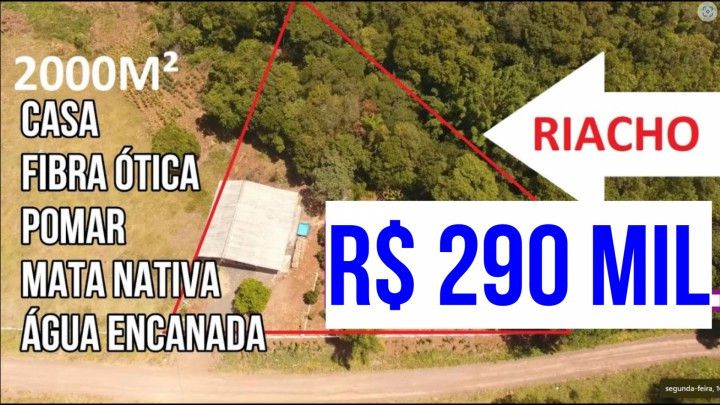 Terreno de 1.900 m² em Santo Antônio da Patrulha, RS
