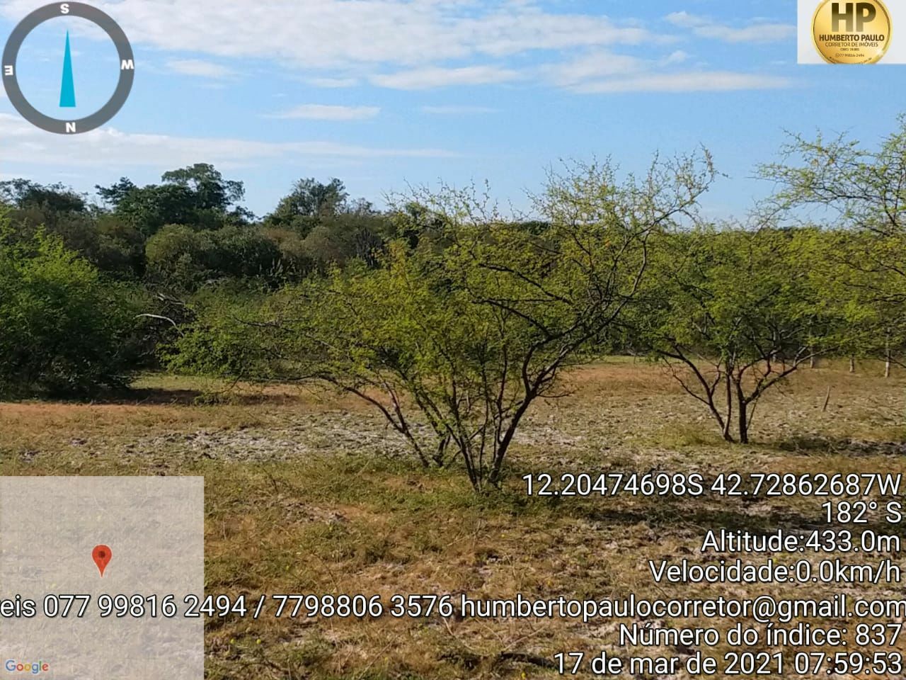 Fazenda de 600 ha em Oliveira dos Brejinhos, BA